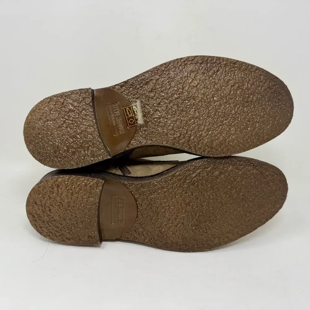Steve Madden Ankle Boots Cap Toe Suede Brand New W/O Box Mens 9 Brown S-1539